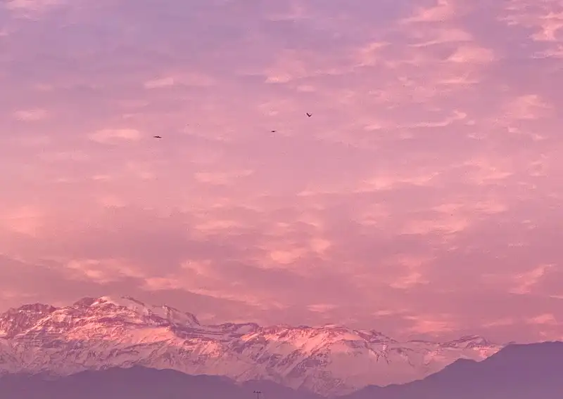 Cordilheira Sunset, passeio saindo de Santiago